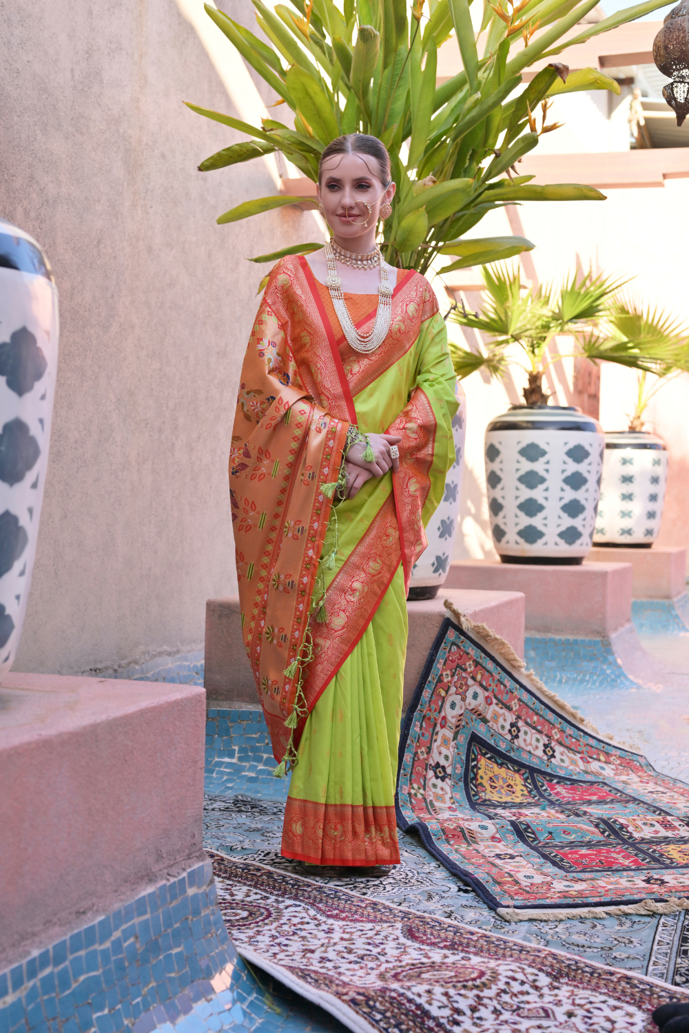 Vaneri Paithani Silk Saree