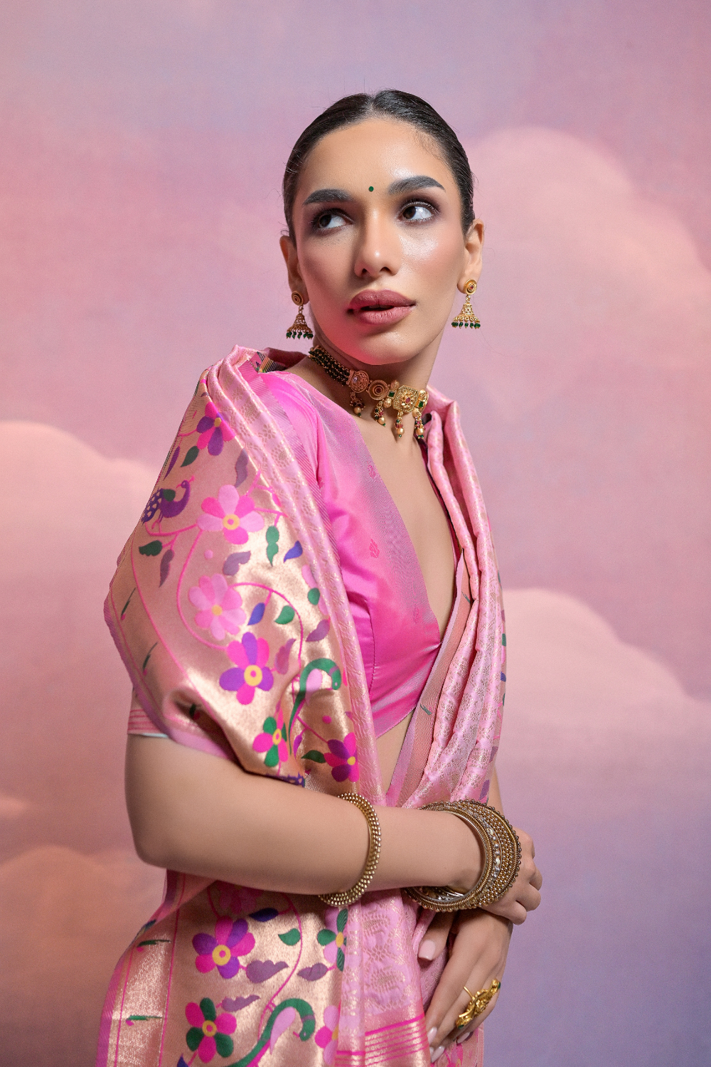 Vrusha Paithani Silk Saree