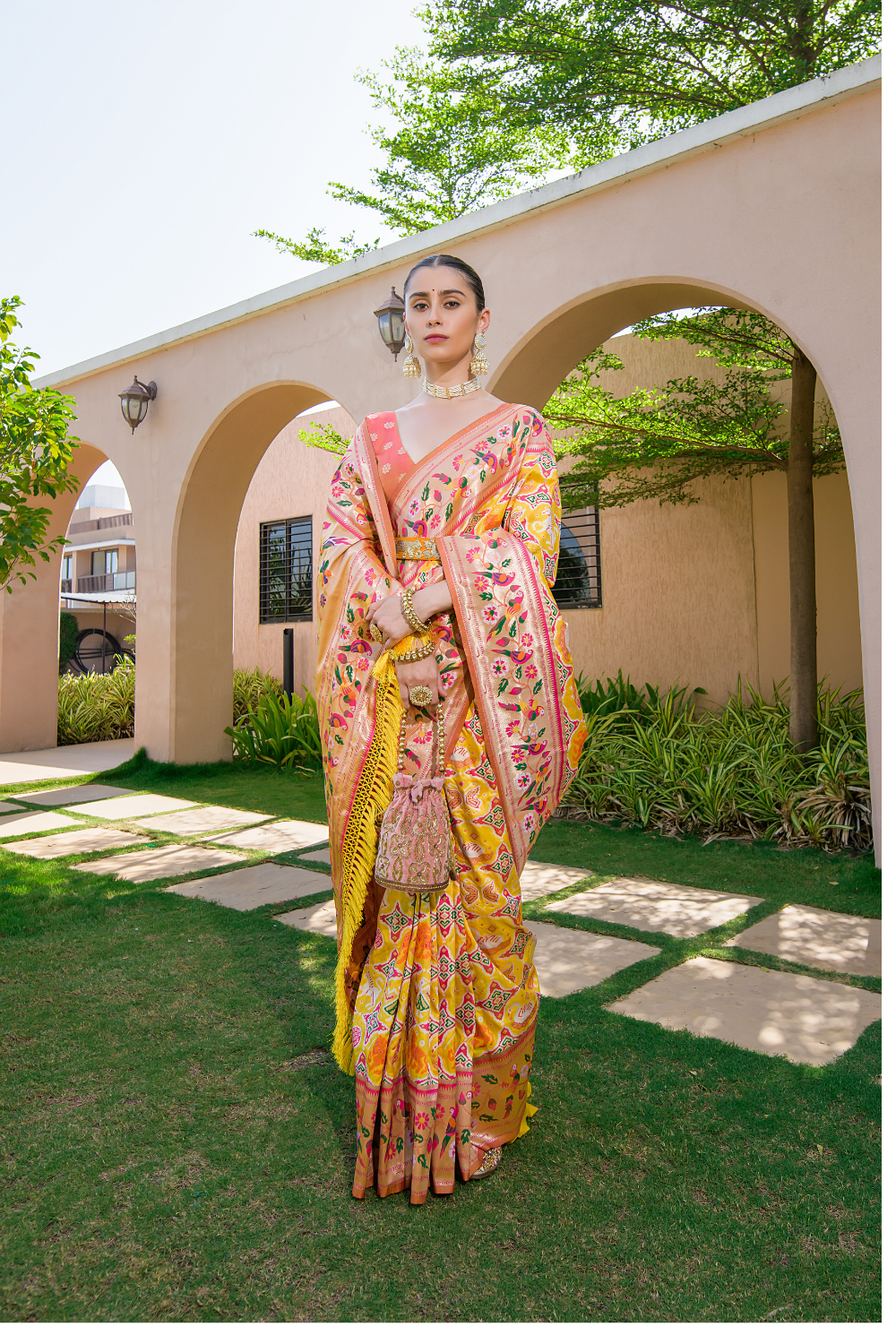 Sunehari Paithani
