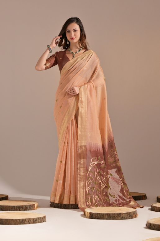 Dhaani Muga Cotton Saree