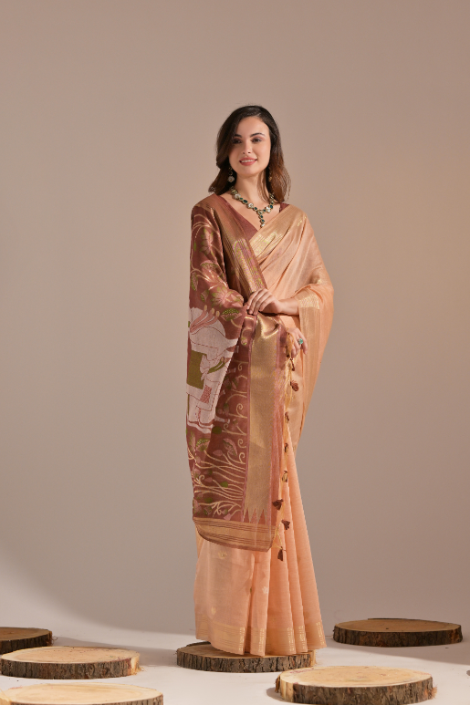 Dhaani Muga Cotton Saree