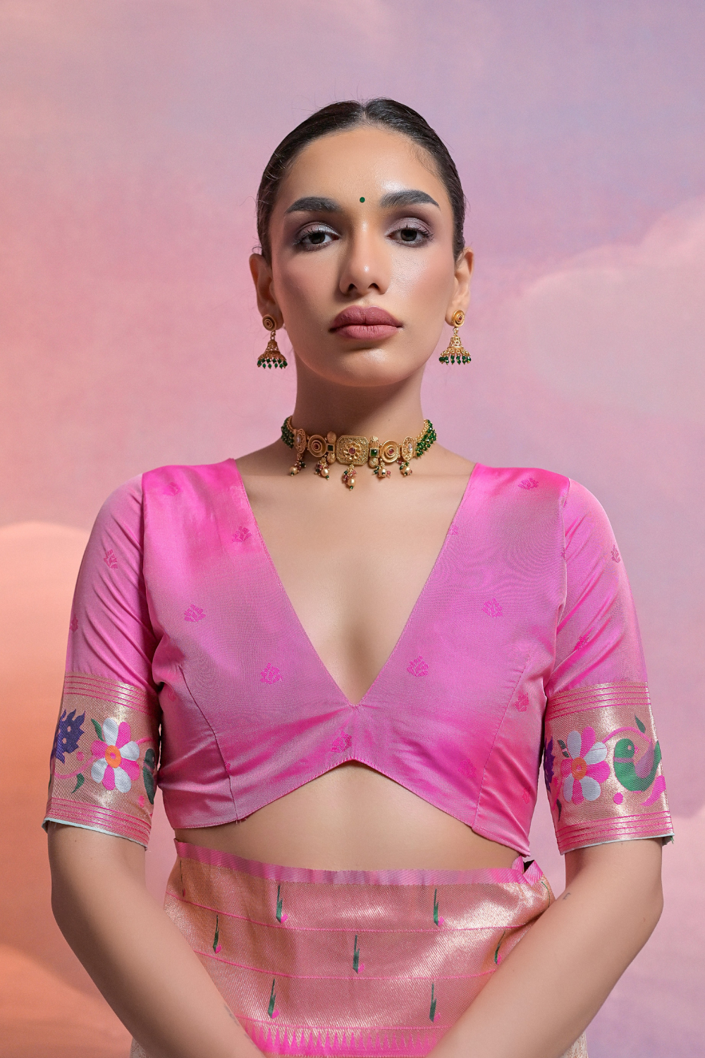 Vrusha Paithani Silk Saree
