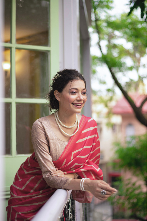 Monika Tussar Silk Saree