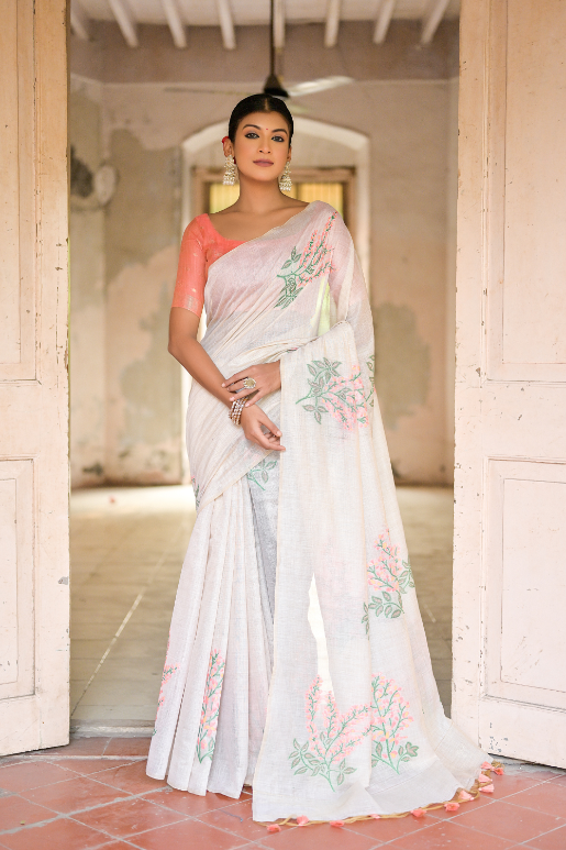 Shaaki Muga Cotton Saree