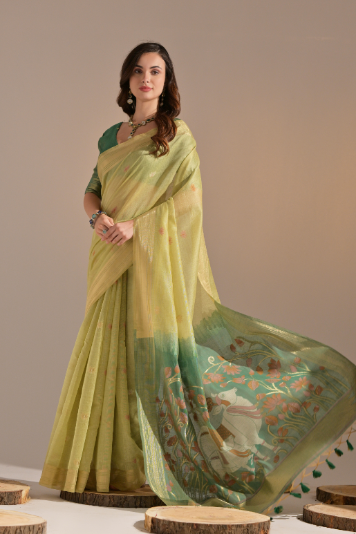 Dhaani Muga Cotton Saree
