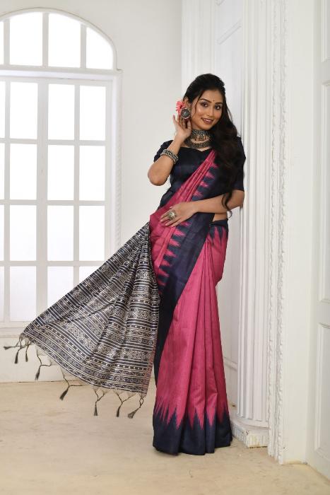 Aarushi Ikkat Saree