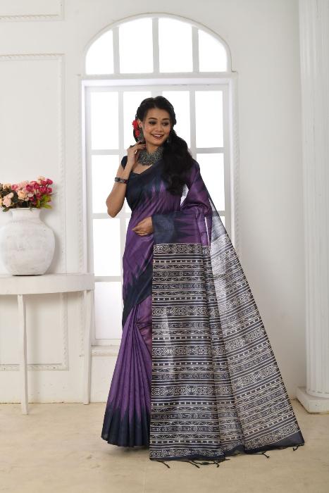 Aarushi Ikkat Saree