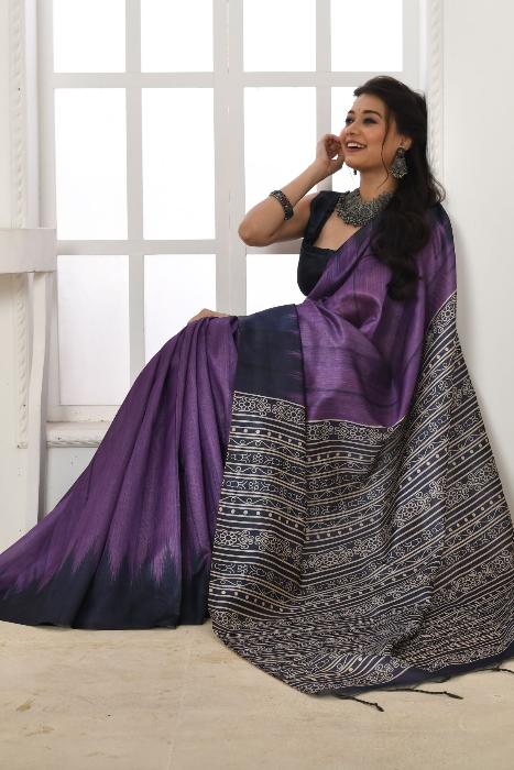 Aarushi Ikkat Saree