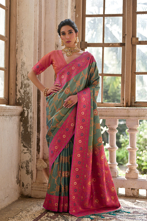Vidhya Banarasi Silk Saree