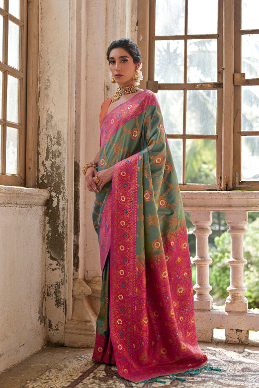 Vidhya Banarasi Silk Saree