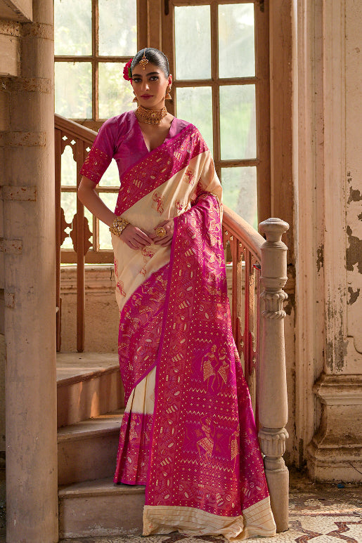 Kachi Banarasi Silk Saree
