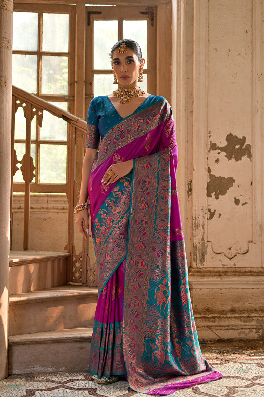Kachi Banarasi Silk Saree