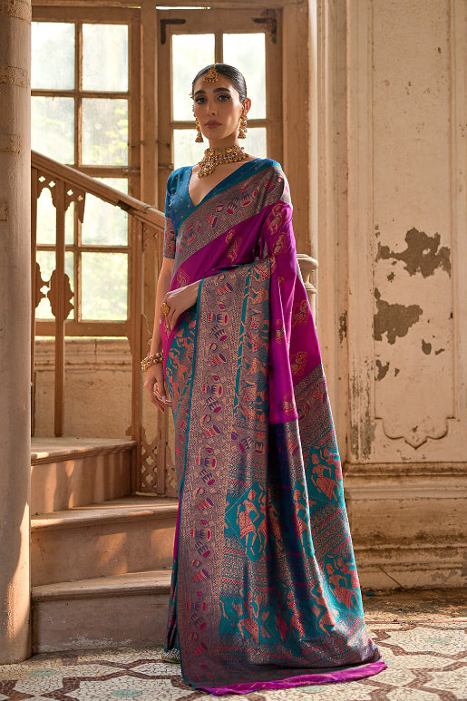 Kachi Banarasi Silk Saree