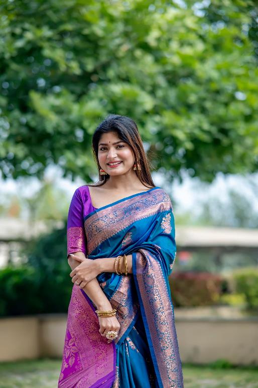 Krishi Banarasi Silk Saree