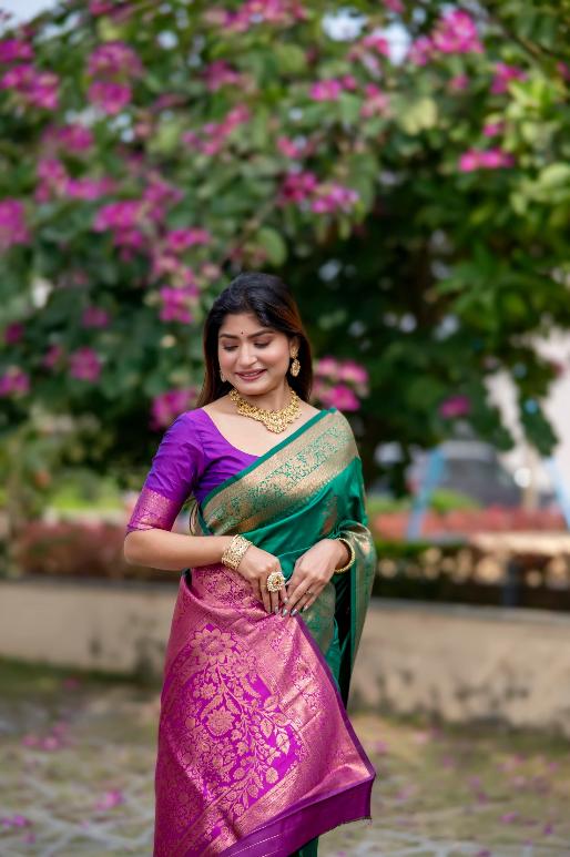 Krishi Banarasi Silk Saree