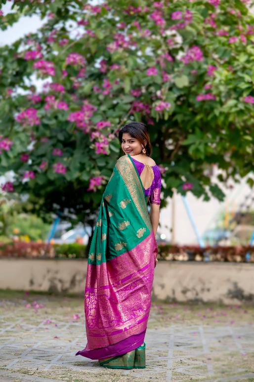 Krishi Banarasi Silk Saree