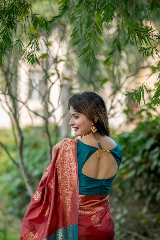 Krishi Banarasi Silk Saree