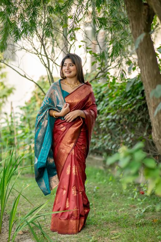 Krishi Banarasi Silk Saree