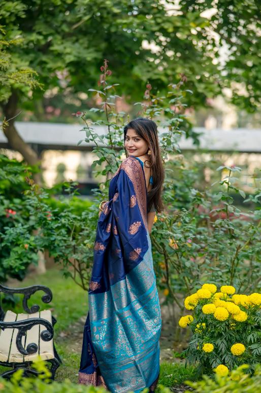 Krishi Banarasi Silk Saree