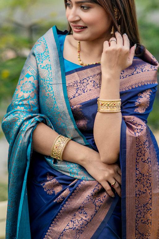 Krishi Banarasi Silk Saree