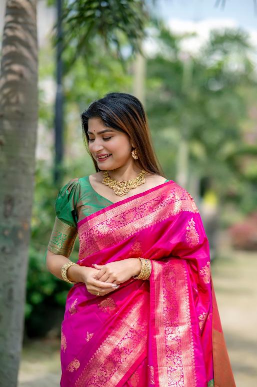 Krishi Banarasi Silk Saree