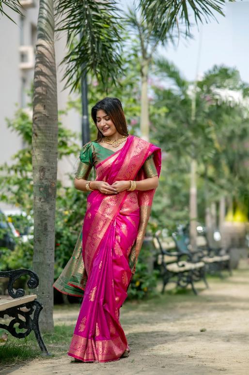 Krishi Banarasi Silk Saree