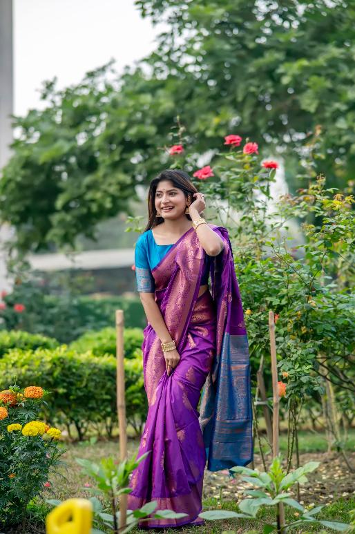 Krishi Banarasi Silk Saree