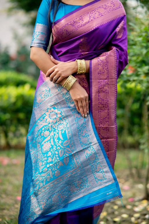 Krishi Banarasi Silk Saree