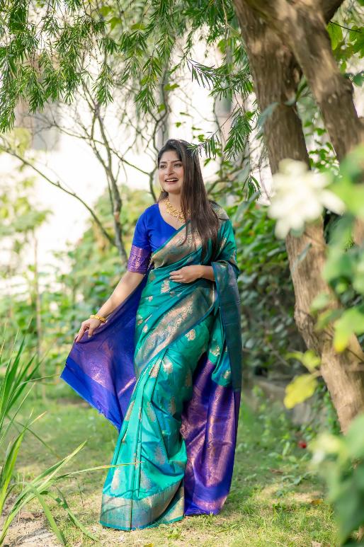 Krishi Banarasi Silk Saree