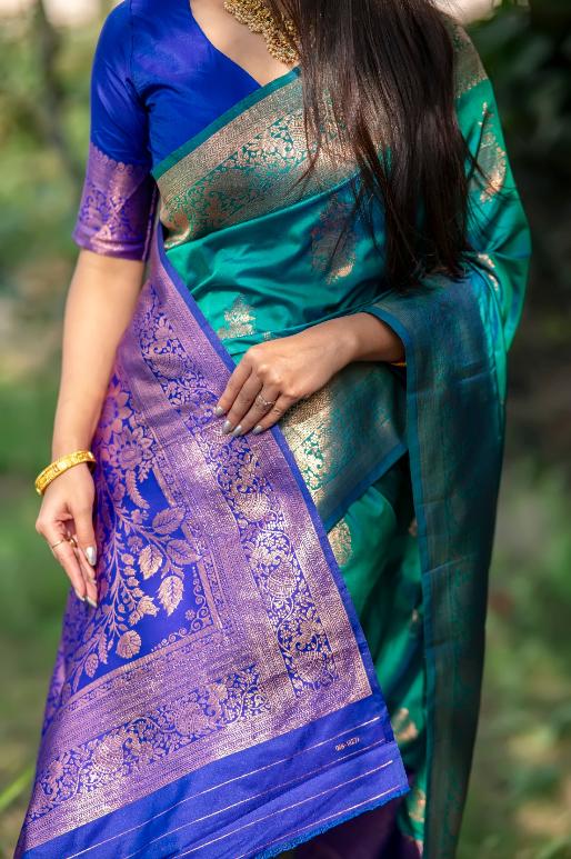 Krishi Banarasi Silk Saree