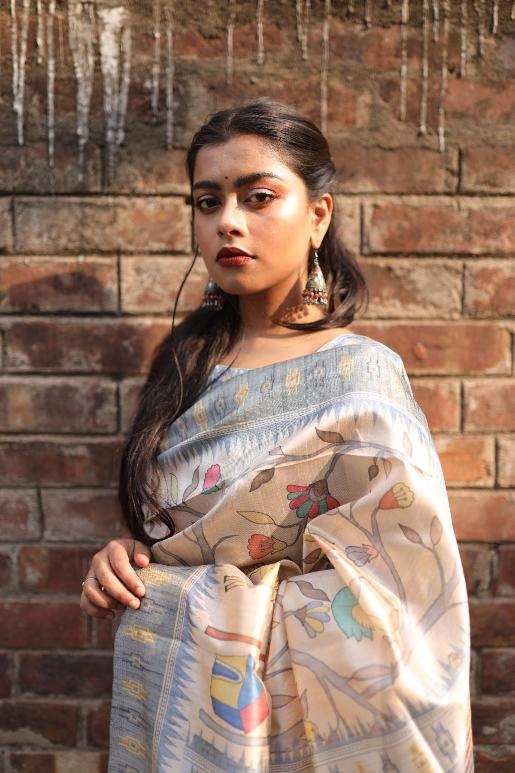 Mirza Soft Tussar Silk Saree