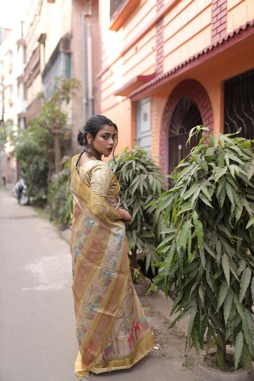 Mirza Soft Tussar Silk Saree