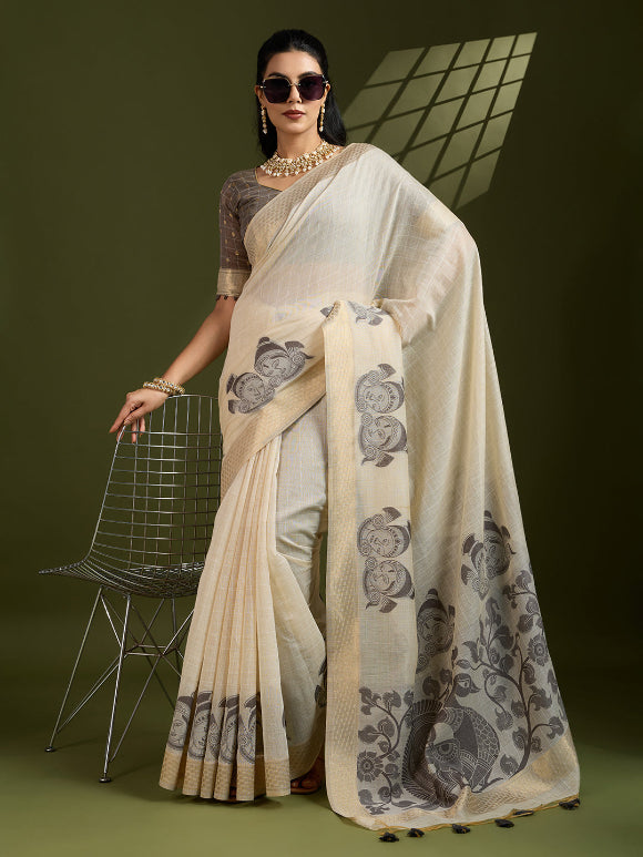 Haili Muga Cotton Saree