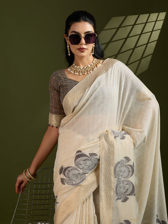 Haili Muga Cotton Saree