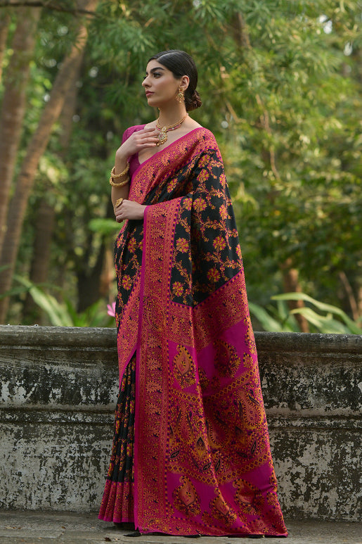 Pasmina Silk Saree
