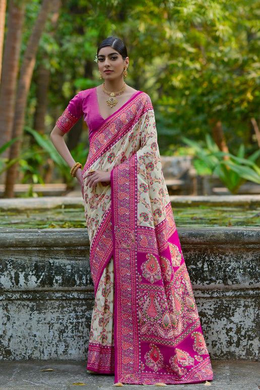 Pasmina Silk Saree
