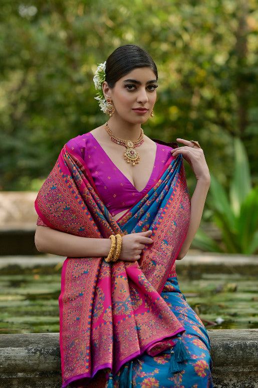 Pasmina Silk Saree