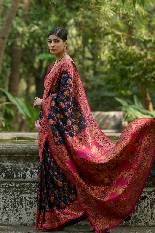 Pasmina Silk Saree