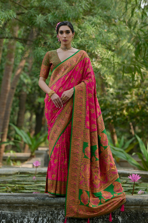 Pasmina Silk Saree
