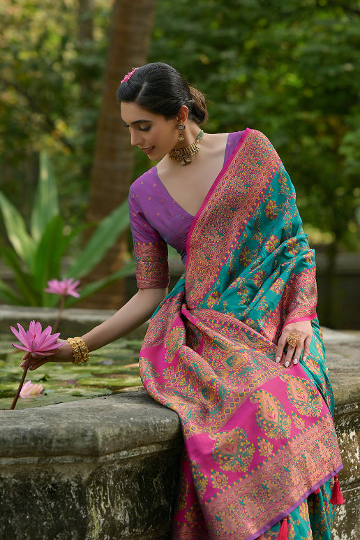 Pasmina Silk Saree