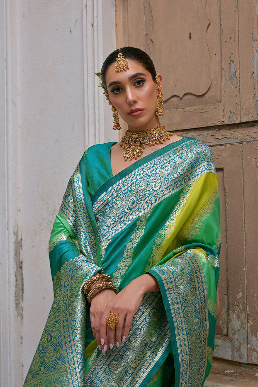 Rangat Banarasi Silk Saree