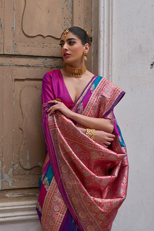 Rangat Banarasi Silk Saree