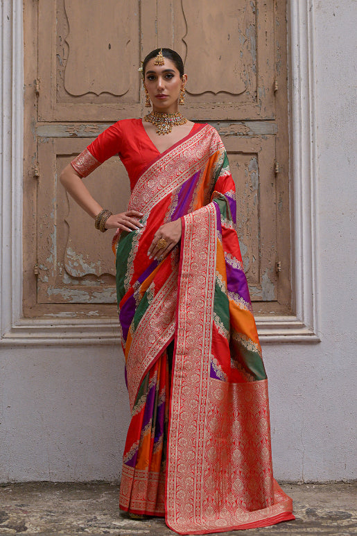 Rangat Banarasi Silk Saree