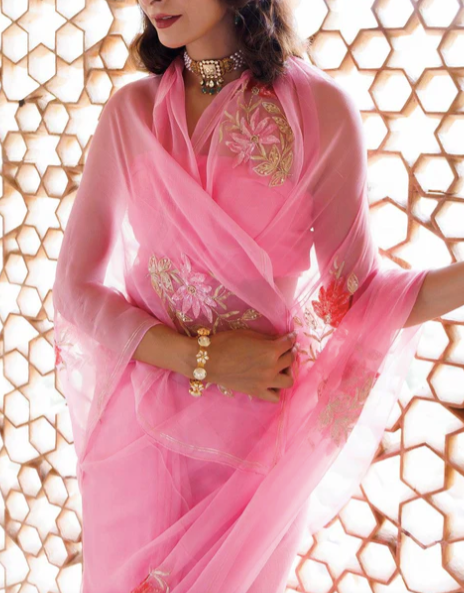 Lilly Pure Chiffon Saree