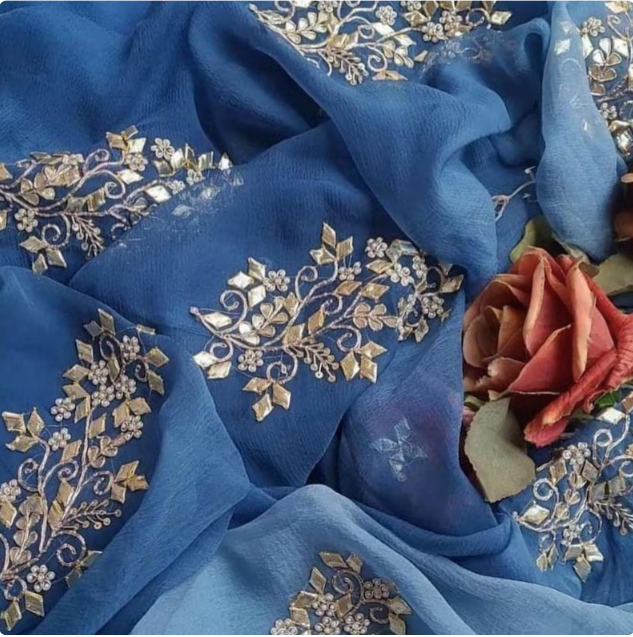 Akshita Gotta Chiffon Saree
