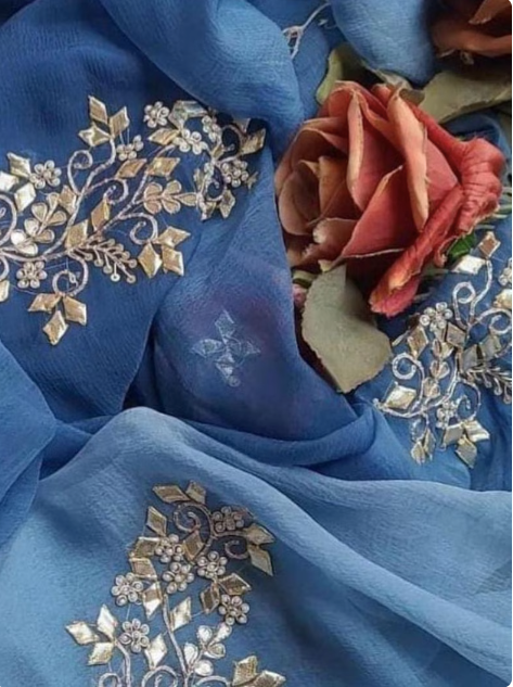 Akshita Gotta Chiffon Saree