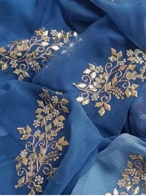 Akshita Gotta Chiffon Saree