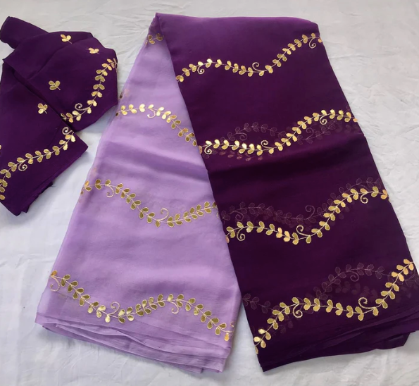 Jiya Ombre Gota Pati Saree