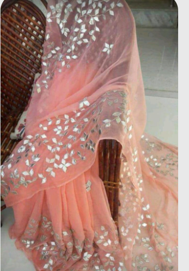 Roohani Pure Chiffon Saree