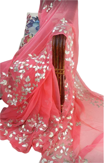 Roohani Pure Chiffon Saree